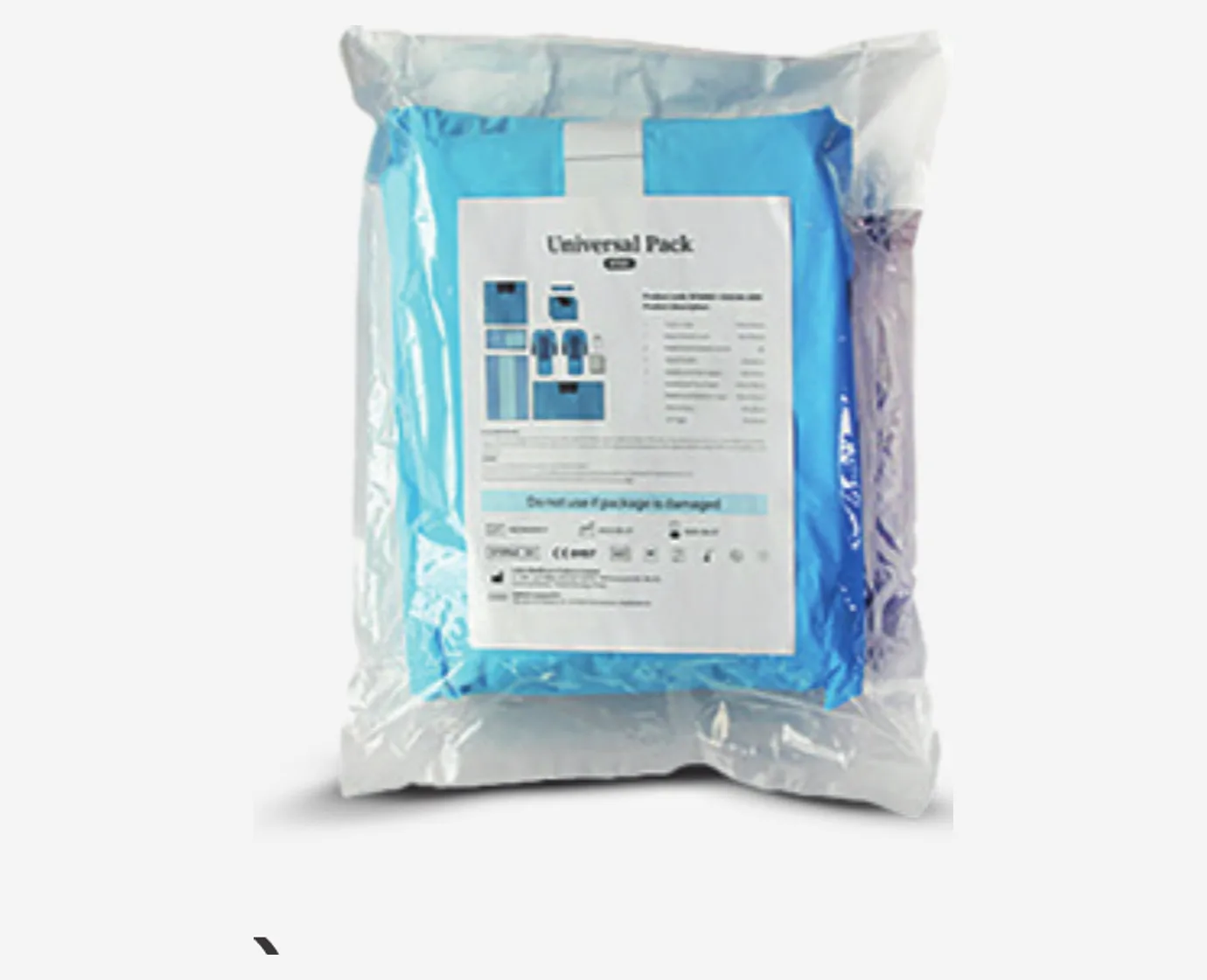 Sealed sterile universal surgical procedure pack